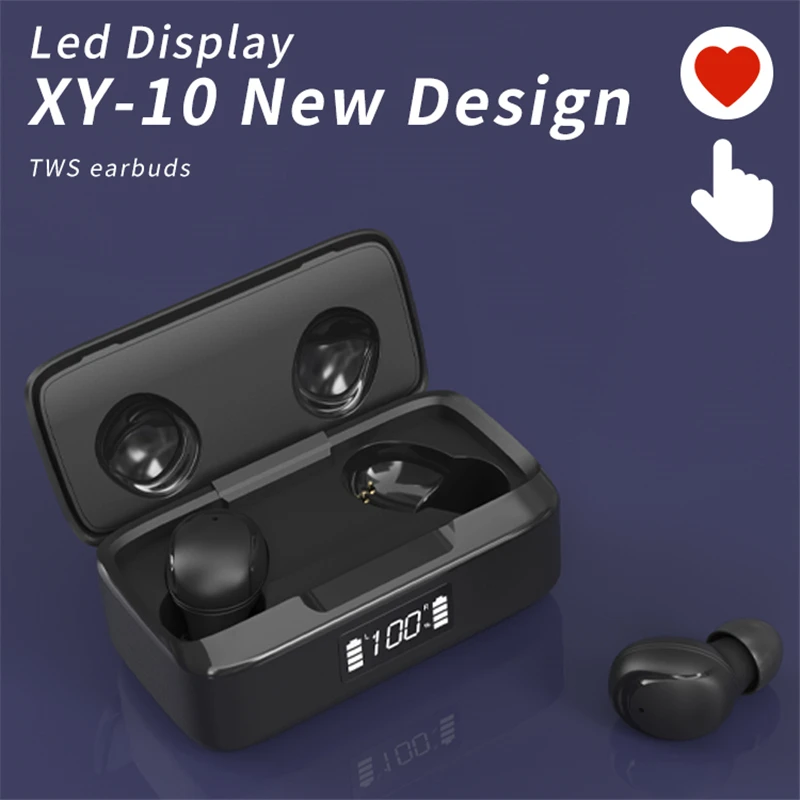 

SHODA Bluetooth Ture Wireless Earphone APTX Wireless Ear buds Noise Cancelling Bluetooth Headphone Handsfree Stereo Headset TWS