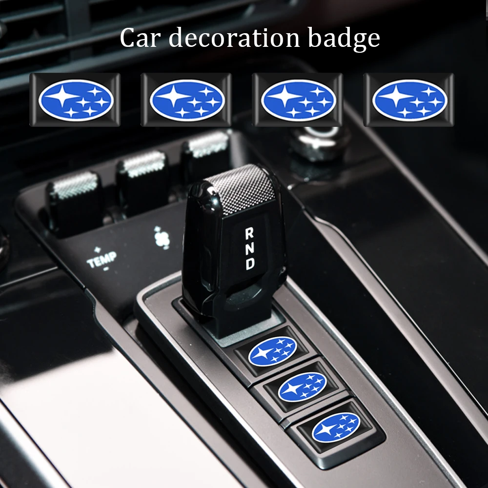 

10PCS 3D Car Styling Epoxy Resin Emblem Badge Sticker Decals For SUBARU FORESTER OUTBACK XV BRZ Impreza STI Tribeca LEGACY