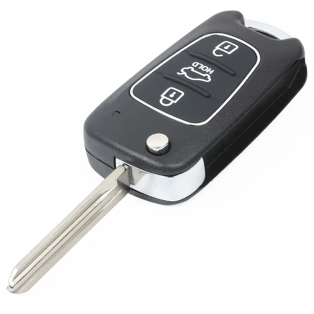 KEYECU для Hyundai Elantra 2011 2012 2013 2014 2015 2016 Модернизированный дистанционного брелок 433 МГц