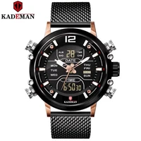 2021kdm pointer digital dual display sports outdoor mens watches multifunctional waterproof calendar timing military watches