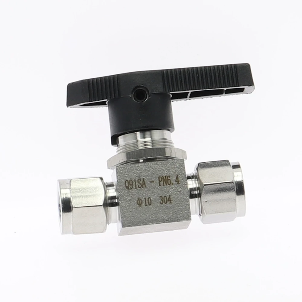 Нержавеющая сталь SS 304 гидравлический трубный шаровой клапан гнездо для
