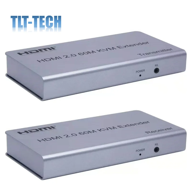 60 м 4K Гц HDMI 2 0 удлинитель KVM Cat 5e 6 RJ45 сетевой кабель TX RX поддержка сенсорного экрана