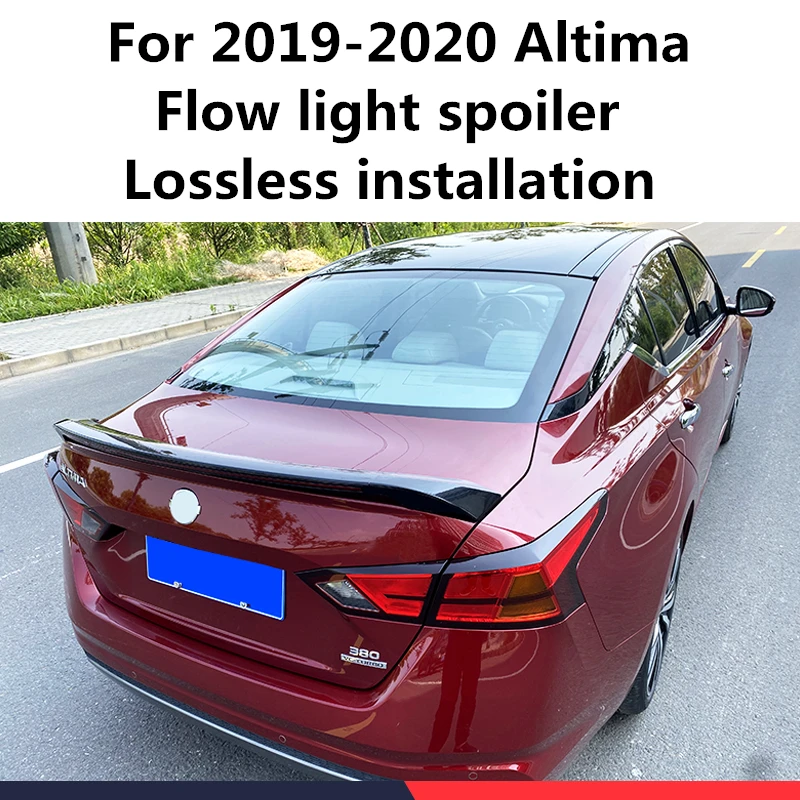 Для Nissan Teana/Altima спойлер 2019 2021 светильник потока Высокое качество Спойлер ABS