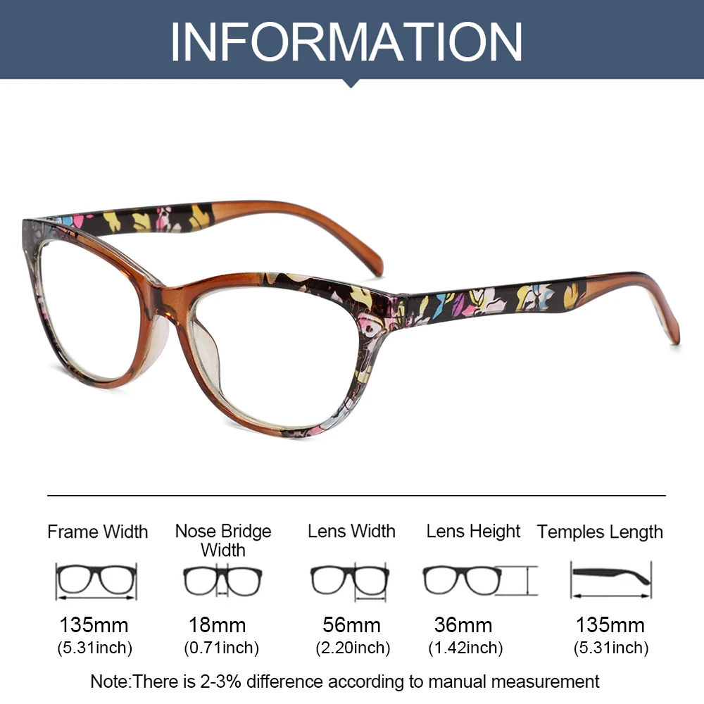 

1PC Fashion Prebyopia Glasses Men Women Vintage Reading Eyeglasses Hyperopia Transparent Optical Eyewear With Diopter +1.0~+ 4.0