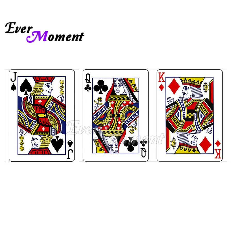 

Алмазная живопись с покером Ever Instant, полноразмерная картина из смолы, мульти-картина, украшение для алмазного дисплея, художественная вышив...