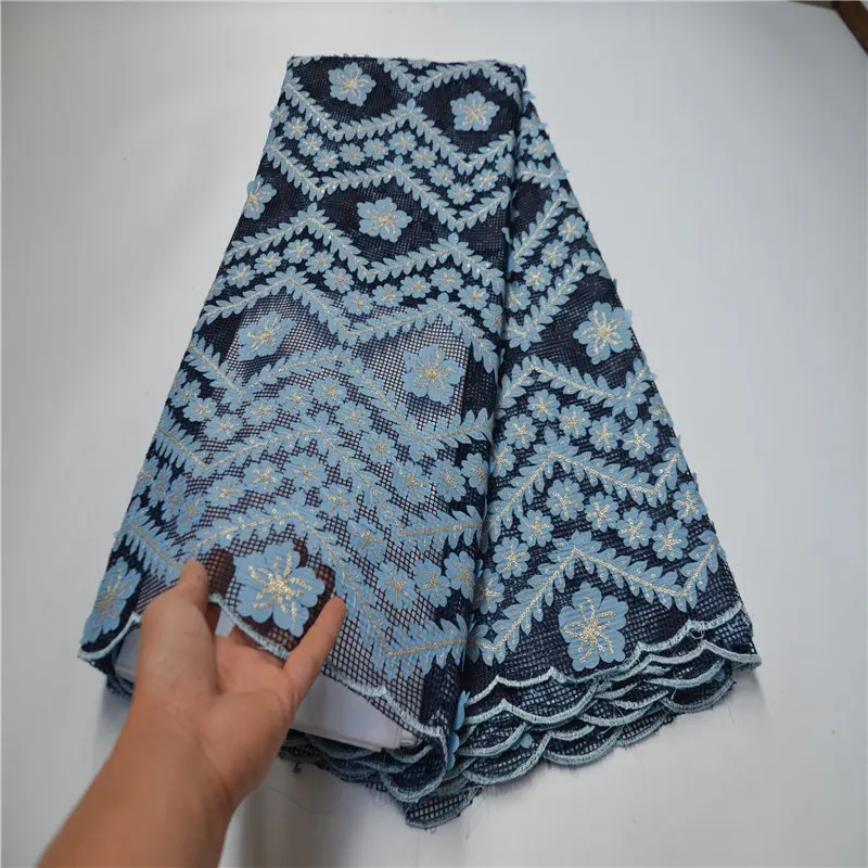 2020 newest African organza lace fabric in deep green with gold sequins embroidery French Mesh tulle Lace for party dress | Дом и сад