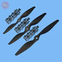 1 pc hy replacement electric propeller diameter 7 14 inch black color propeller for rc airplane parts