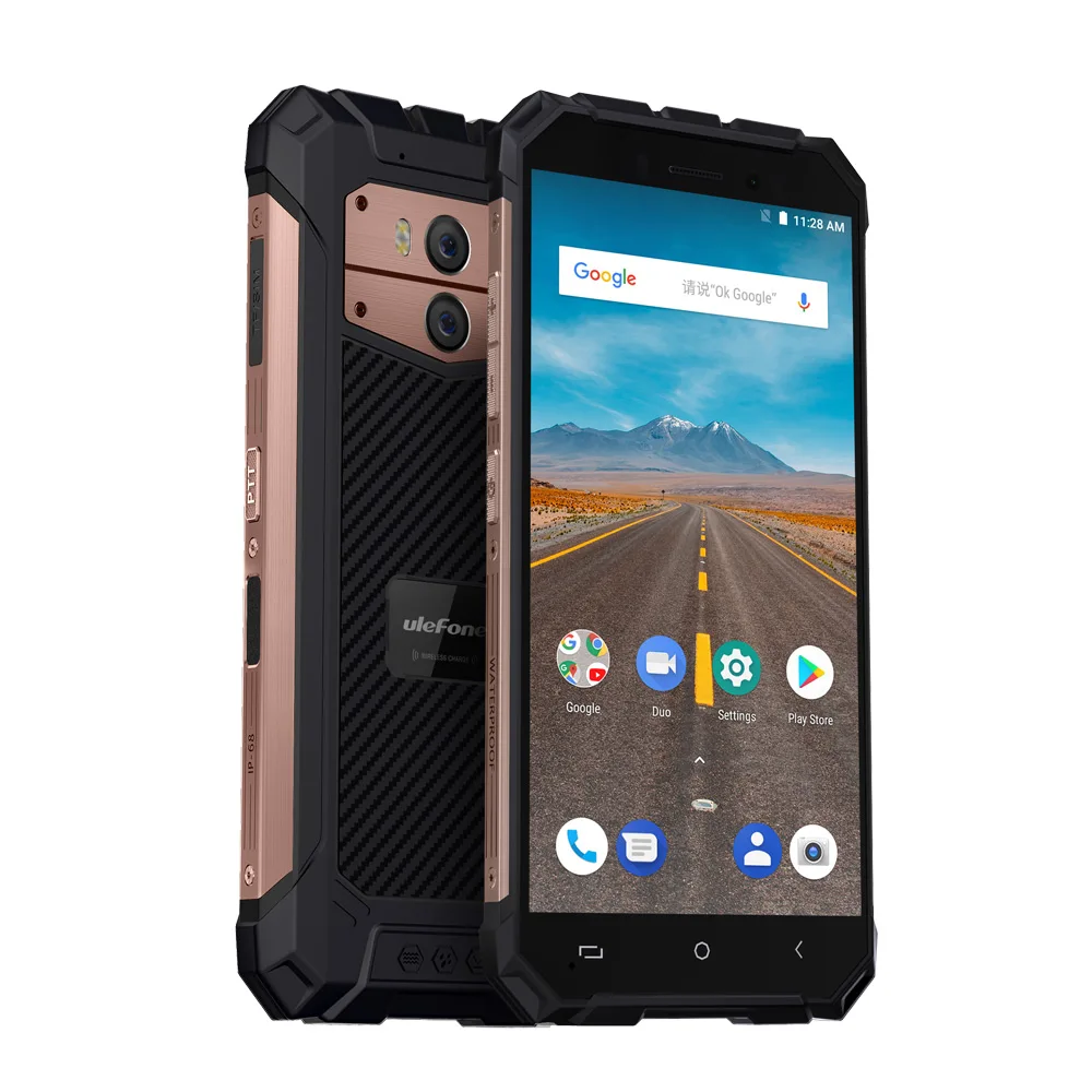 Ulefone Armor X Mobile Phone NFC Quick Charge Android 8.1 2GB+16GB 4G LTE Quad Core 18:9 Dual SIM Card 5.5'' Inch phone |