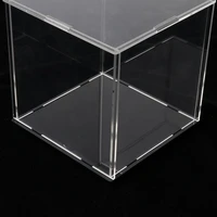 14x14x14cm model doll toy display case dust proof protection display box