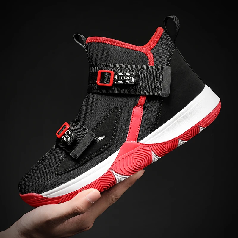 Дизайнерские мужские кроссовки с высоким берцем Баскетбольная обувь Мужская