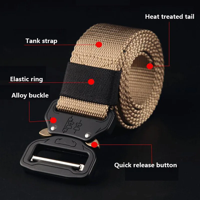 Военный тактический ремень полицейский спортивный из сплава на пуговицах