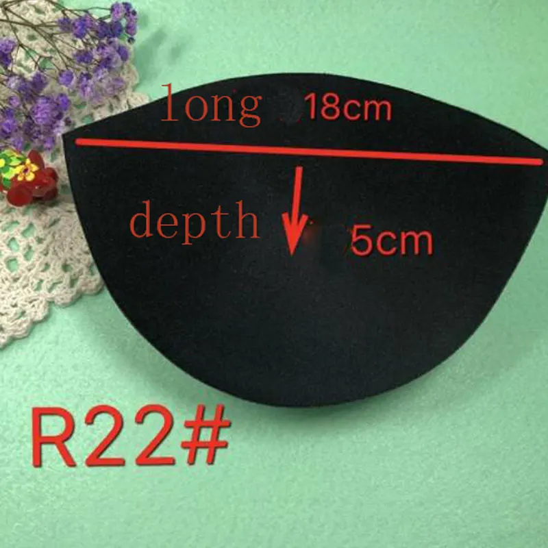 Вкладыши для бюстгальтера полукруглые черные и белые 5 пар/комплект | Дом сад