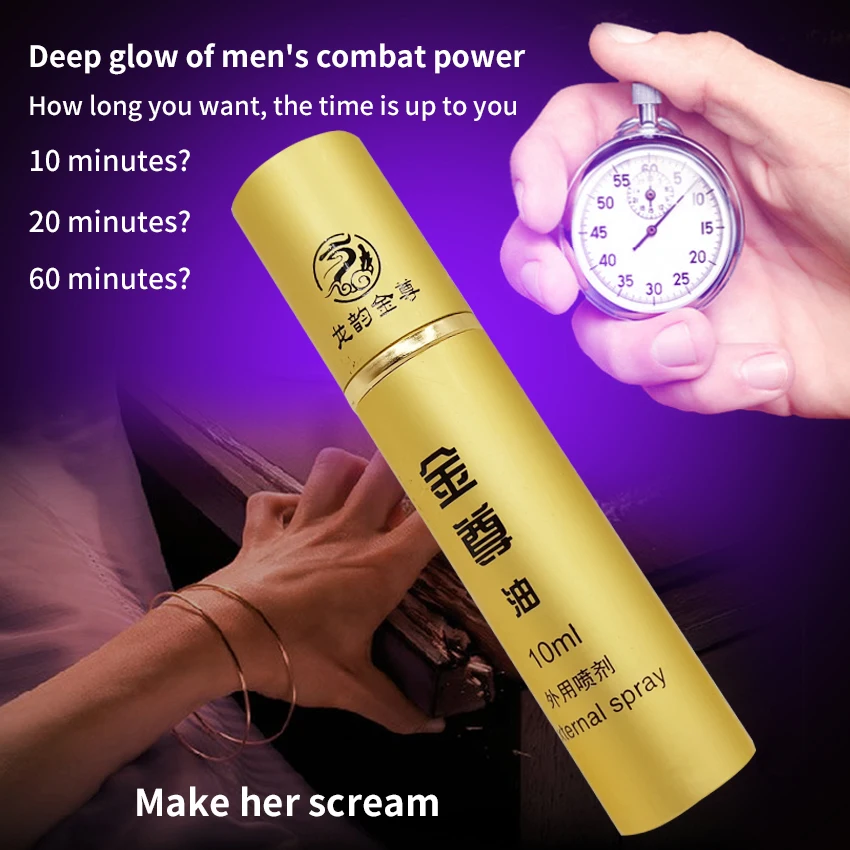 

Spray Powerful Sex Delay Product for Men Penis Extender Anti Premature Ejaculation Big Dick Enlargement Prolong Lubricant 10ml