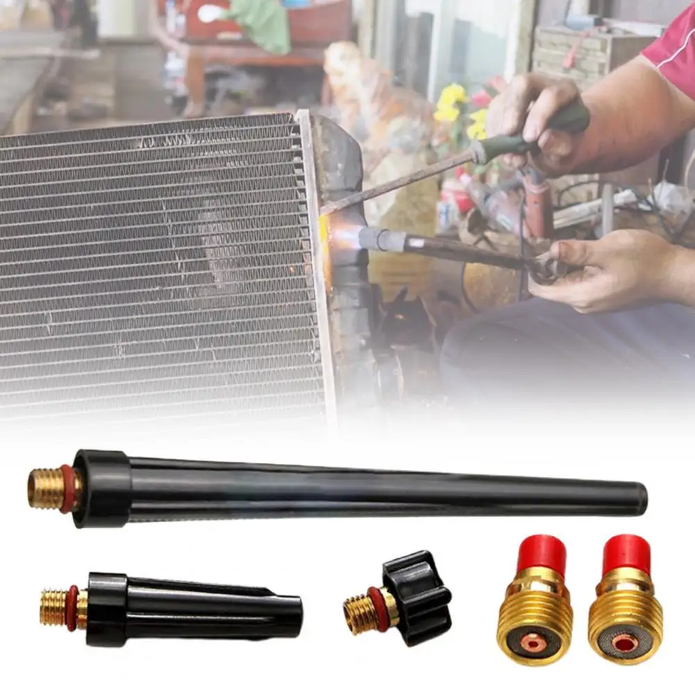 

Anti-cracking Connector Useful TIG Welding Torch Accessories Kit for WP-9/20/25 TIG Welding Torch
