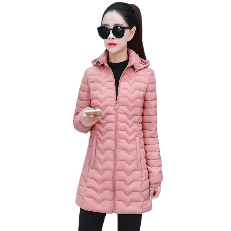 

Winter Coat Mom Pink Wine Red 5XL 6XL Plus Size Hooded Parka Nice Pop Autumn Gray Vogue Slim Down Cotton Jacket Feminina LD680