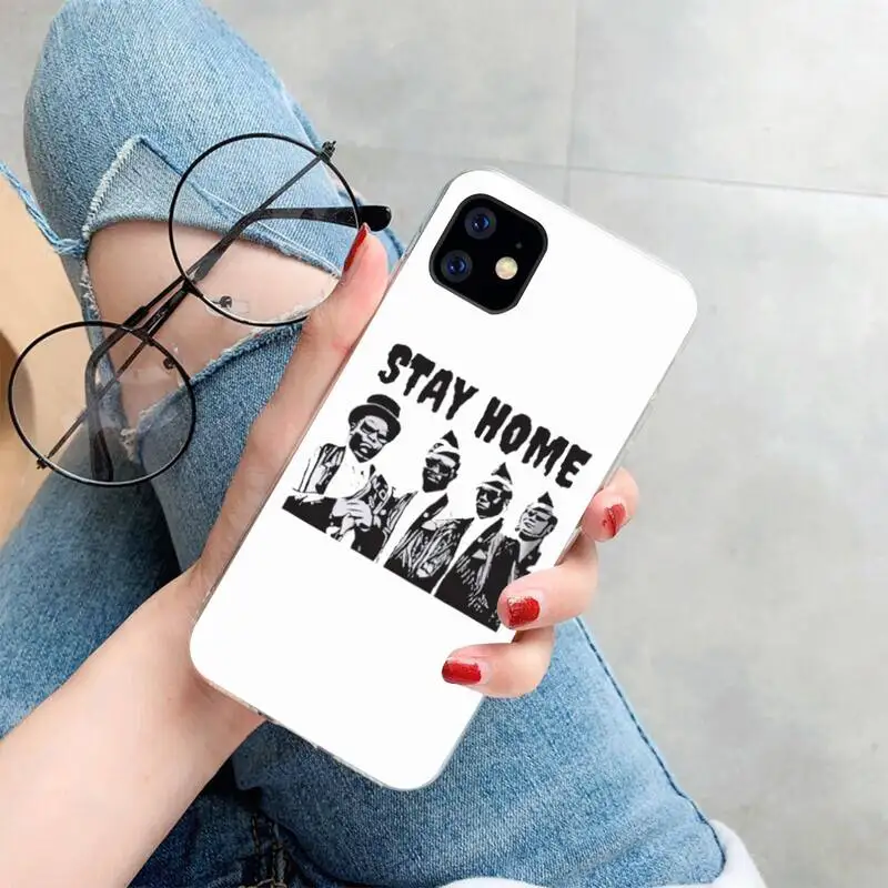 

NBDRUICAI Funny Coffin Dance DIY Painted Bling Phone Case for iPhone 11 pro XS MAX 8 7 6 6S Plus X 5S SE 2020 XR cover