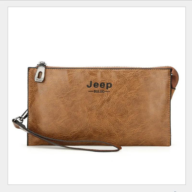 

Men's Hand Bag Business Sense Long Zipper Bag Gift Wallet Men's Wallet in Stock Wallet Length Main Material Pattern Type Style