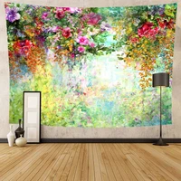 aesthetic landscap tapestry wall hanging natural scenery printed wall tapestry abstract home bedroom dorm decor wall cloth