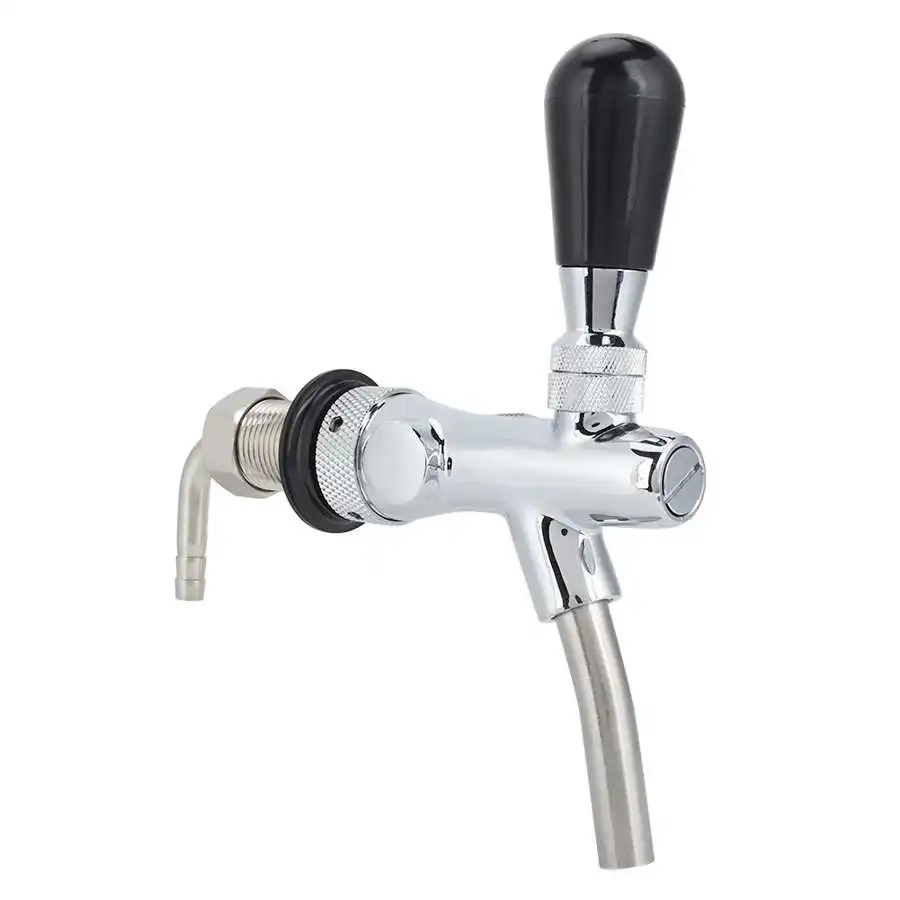 Кран для пива и регулируемый кран из хромированной латунной нержавеющей стали