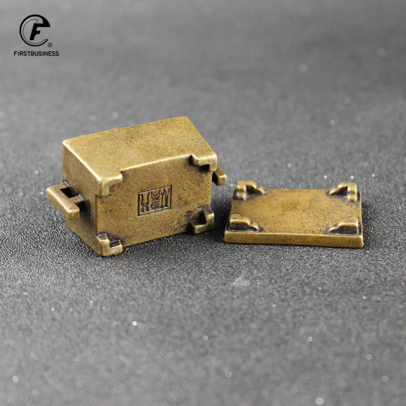 Ретро Медный для благовоний конфорки винтажная портативная латунная кадильница