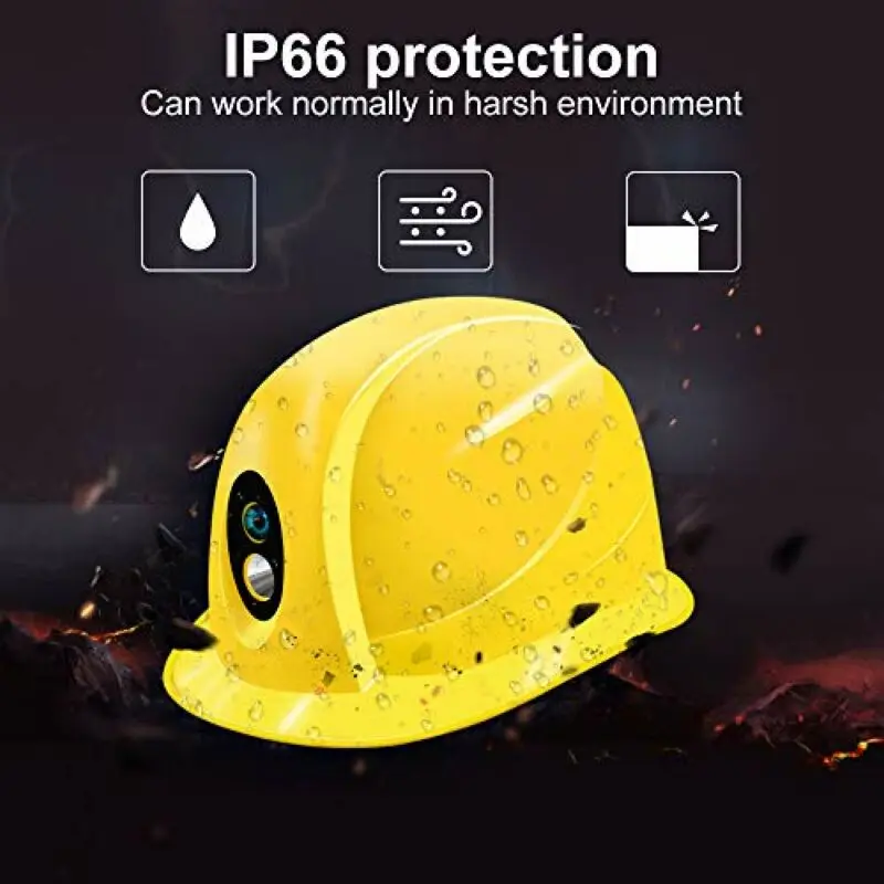 Полевой регистратор Hard Hat Переносная Камера с дистанционным наблюдением