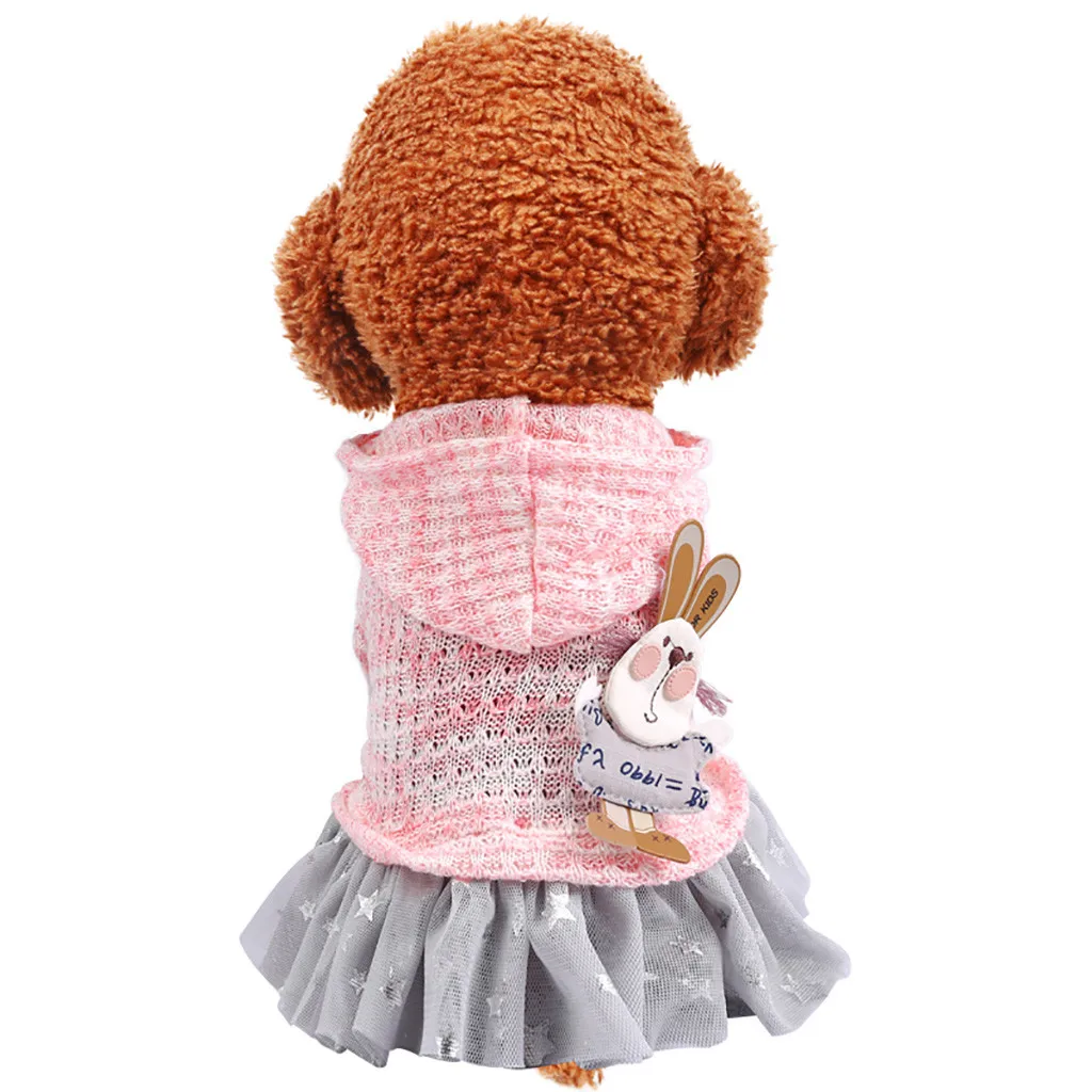 Толстовка с капюшоном для собак из мультфильма зимняя одежда пальто куртка