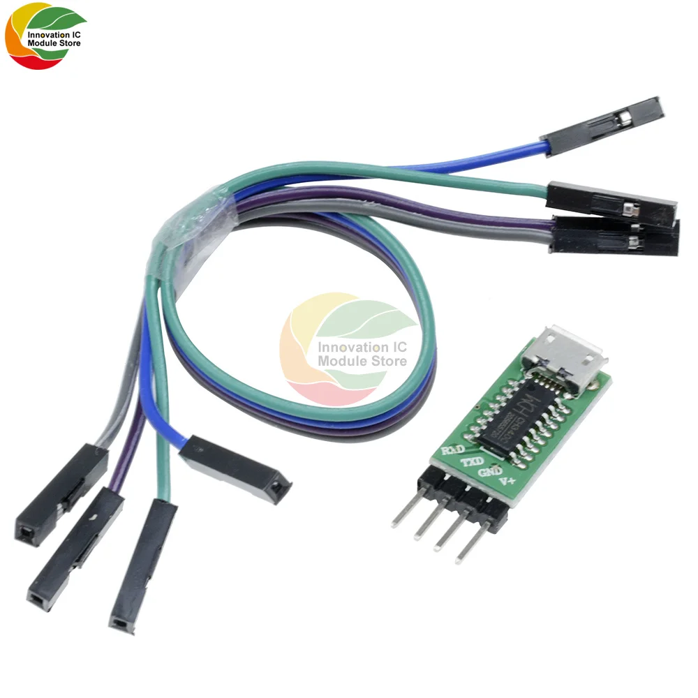 

CH340C Micro USB to TTL Serial Port ISP Download Module 5V/3.3V 500mA Replace CH340G CH340T For STM32 51 With Cable for Arduino