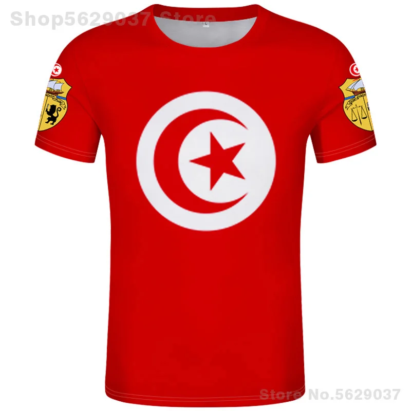 

Футболка Тунис, самодельная футболка с бесплатным именем и номером, футболка с государственным флагом, Итиль, tn, ислам, фотография, фото Туни...