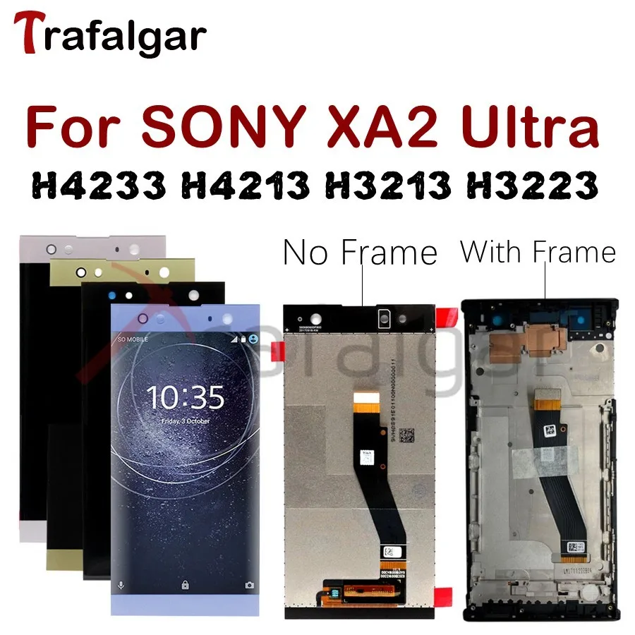 ЖК-дисплей для Sony XA2 Ultra с сенсорным экраном 6 0 дюйма и дигитайзером H4233 H4213 H3213 H3223