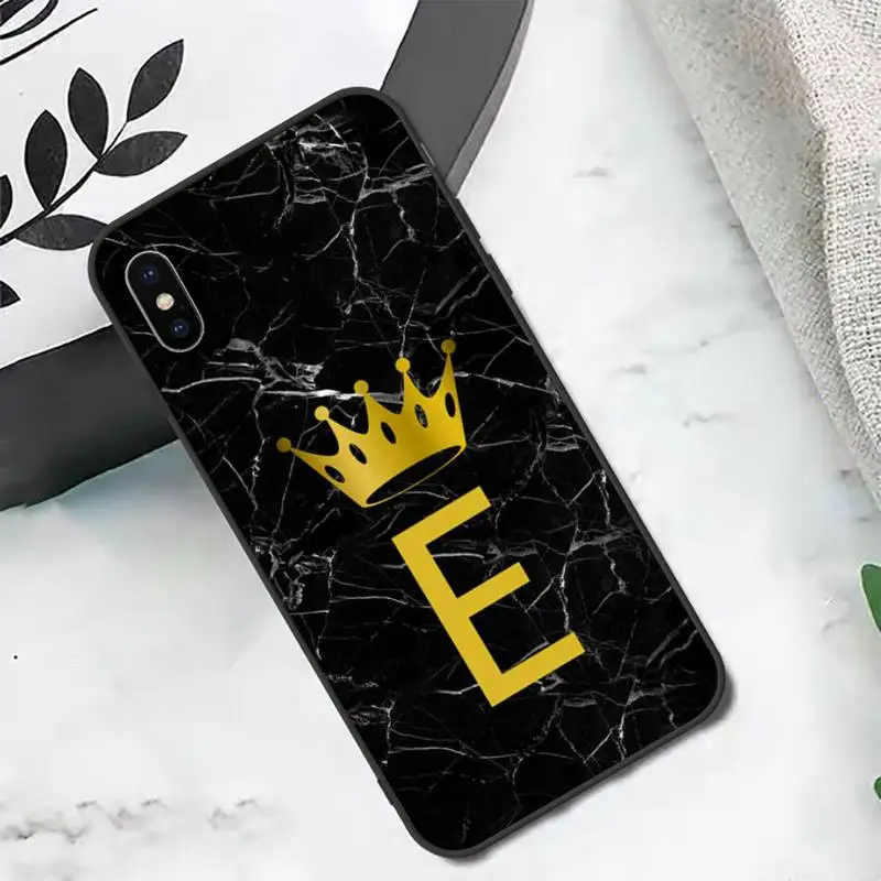 

Marble letters Pattern Phone Case for iPhone 11 12 pro XS MAX 8 7 6 6S Plus X 5S SE 2020 XR mini