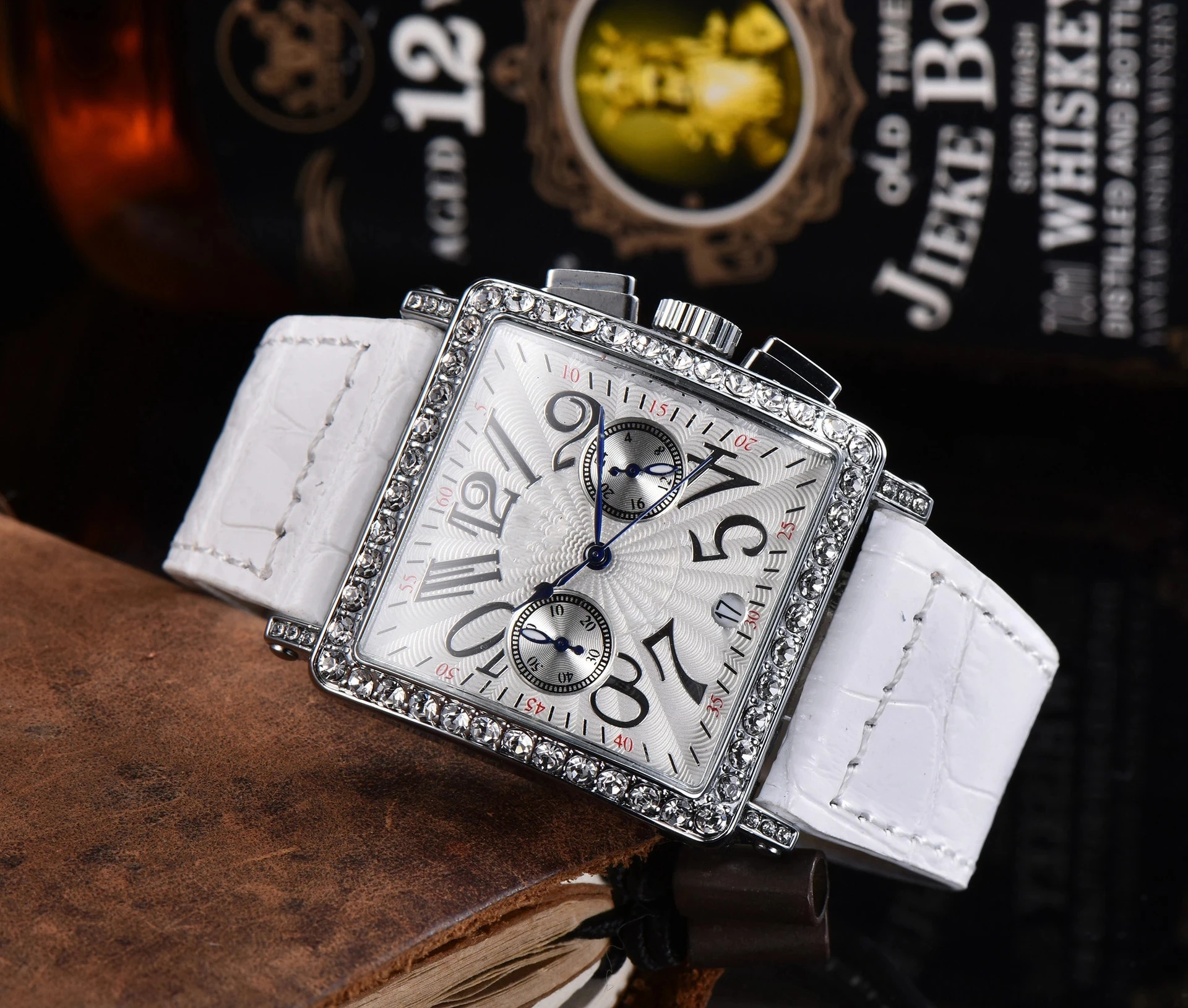 

2021 AAA Mens Watches Top Brand Luxury Chronograph Clock Quartz Wrist Watch Fashion men Waterproof Iced Out Watch reloj hombre