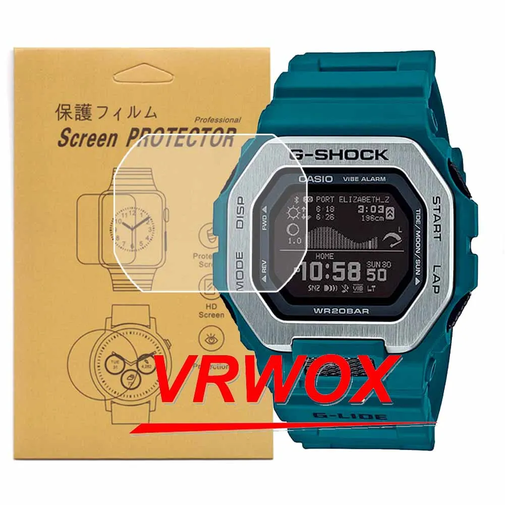 

Protector For GBX-100 GBX-100-2 7 GBX-100-7PR GBX-100NS-4 Clear TPU Nano Explosion-proof Film For Casio G-Shock GBD-200