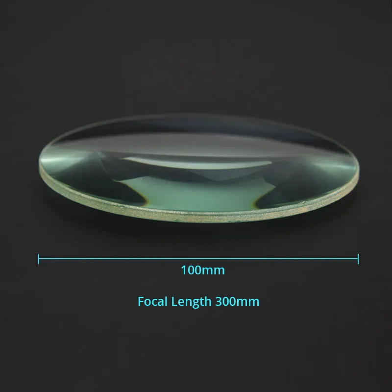 1 шт. большой диаметр 100 мм двойная выпуклая линза оптическое стекло