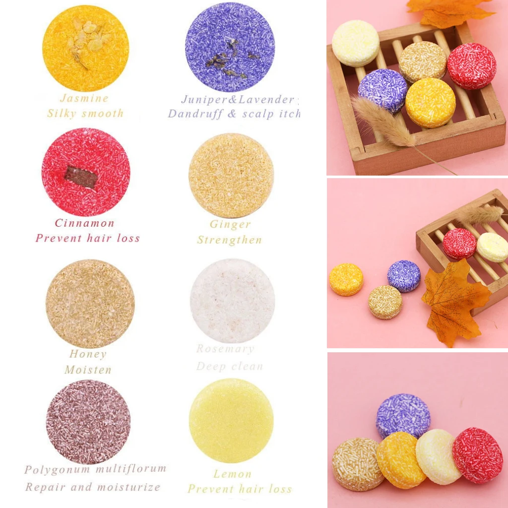5 Pcs Hair Darkening Shampoo Bar-Natural Organic Conditioner And Repair Essence | Soap