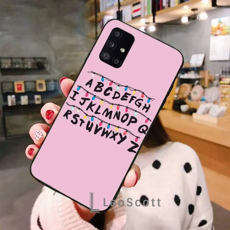 

Stranger Things Christmas Lights Phone Cases For Samsung A50 A51 A71 A31 A21S S8 S9 S10 S20 S21 Plus Fe Ultra 4G 5G