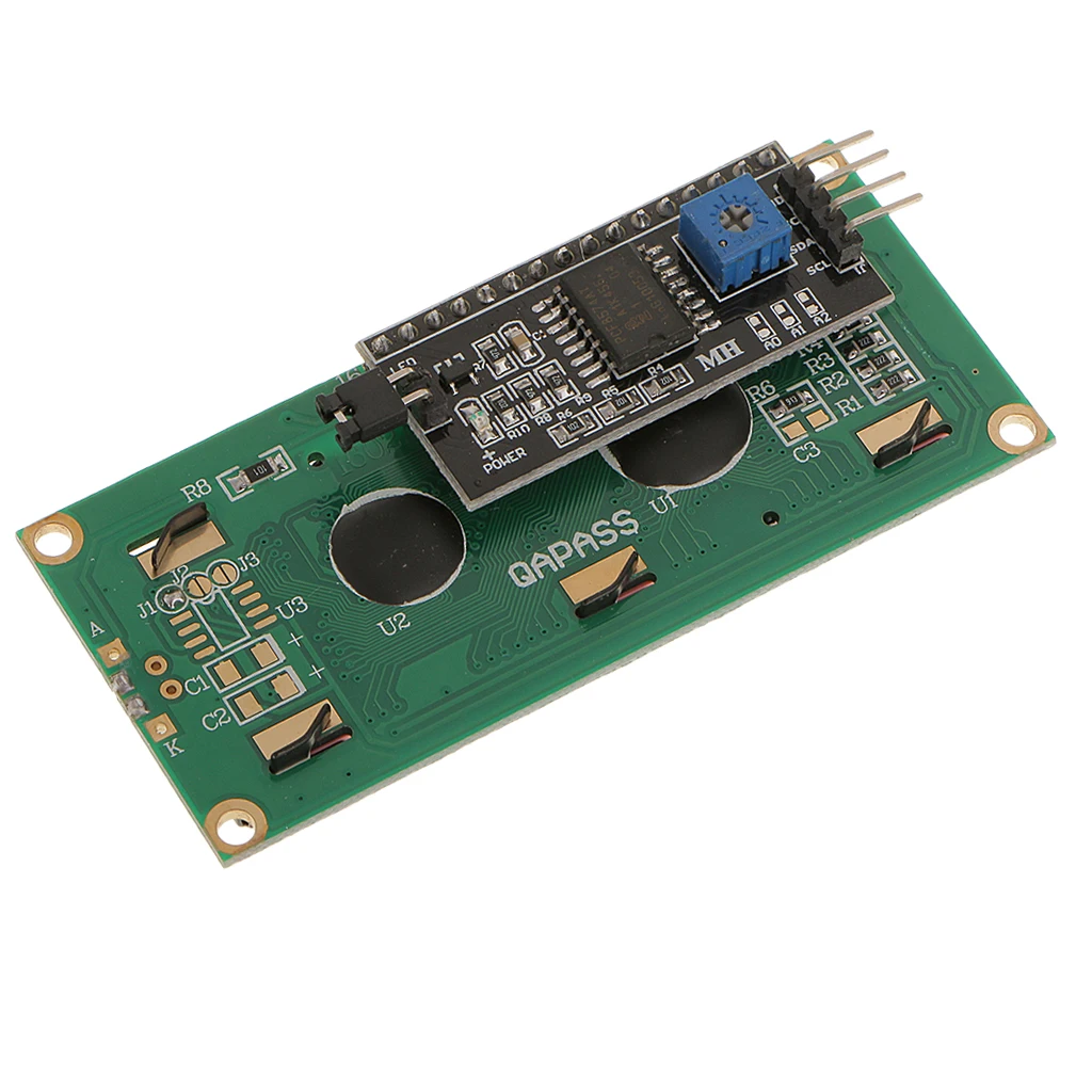 5V IIC I2C серийный 1602 16x2 ЖК-дисплей модуль Дисплей синий Подсветка для | Электроника