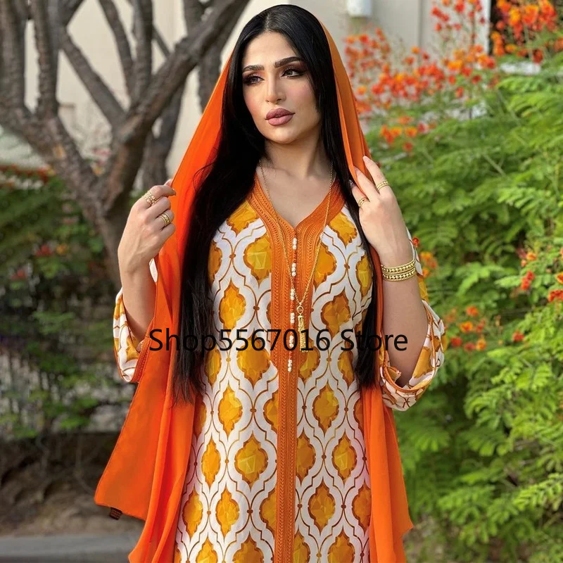 Мусульманское женское абайя пакистанское платье Дубаи богемный кафтан