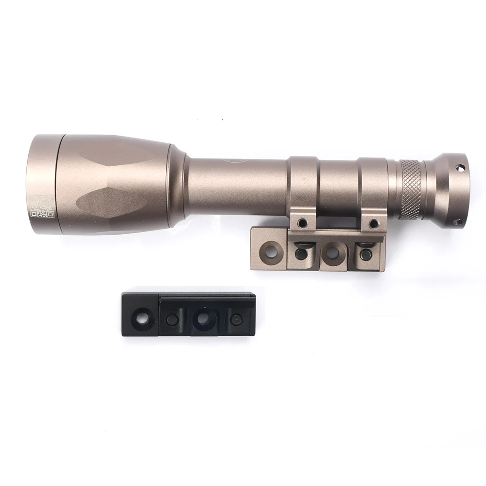 WADSN страйкбол M-lok Keymod опрокидывающийся Пикатинни m lok крепление для Surefir M300 M600 M600C M600B охотничий фонарик для оружия