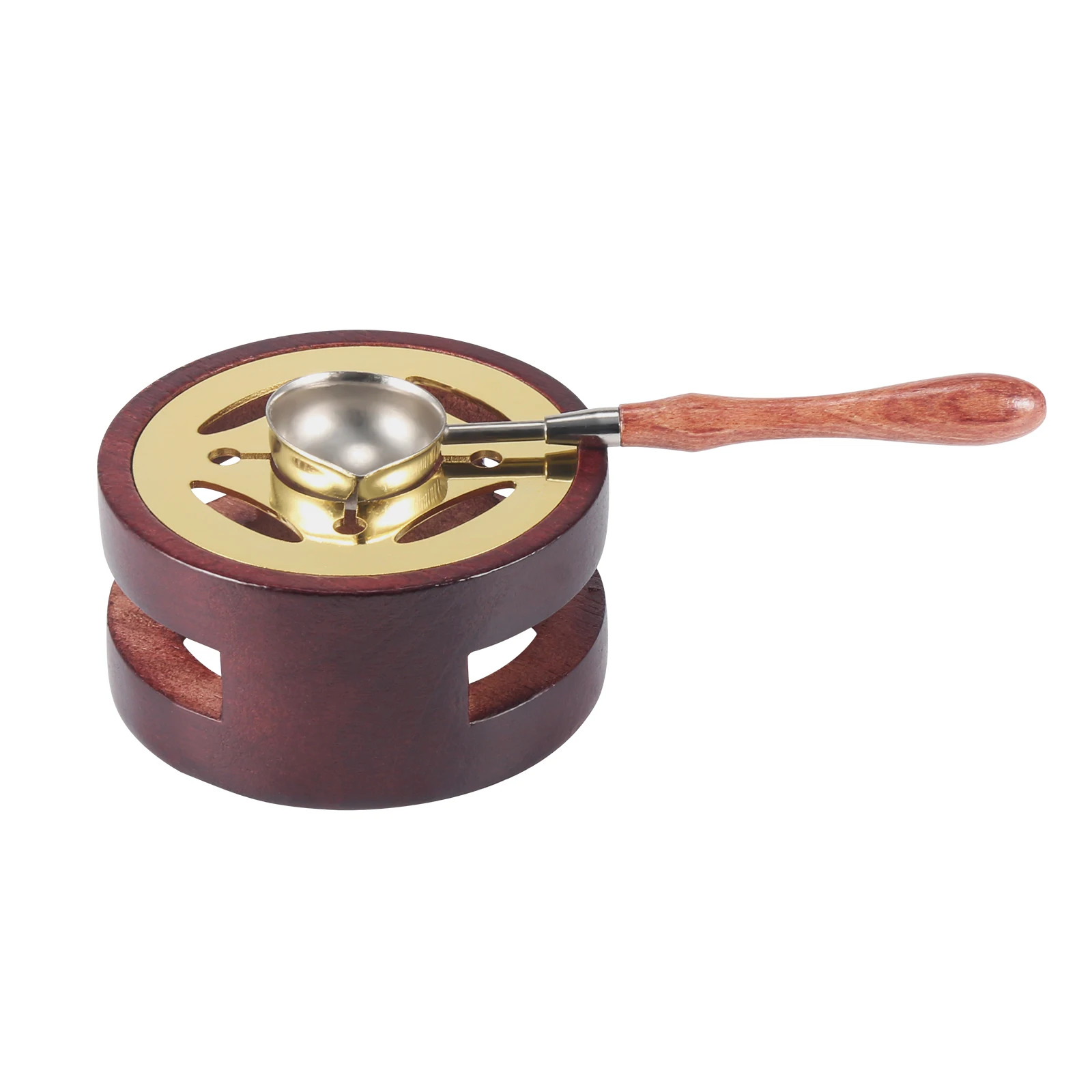 Набор восковых таблеток в винтажном стиле восьмиугольный с ложкой для