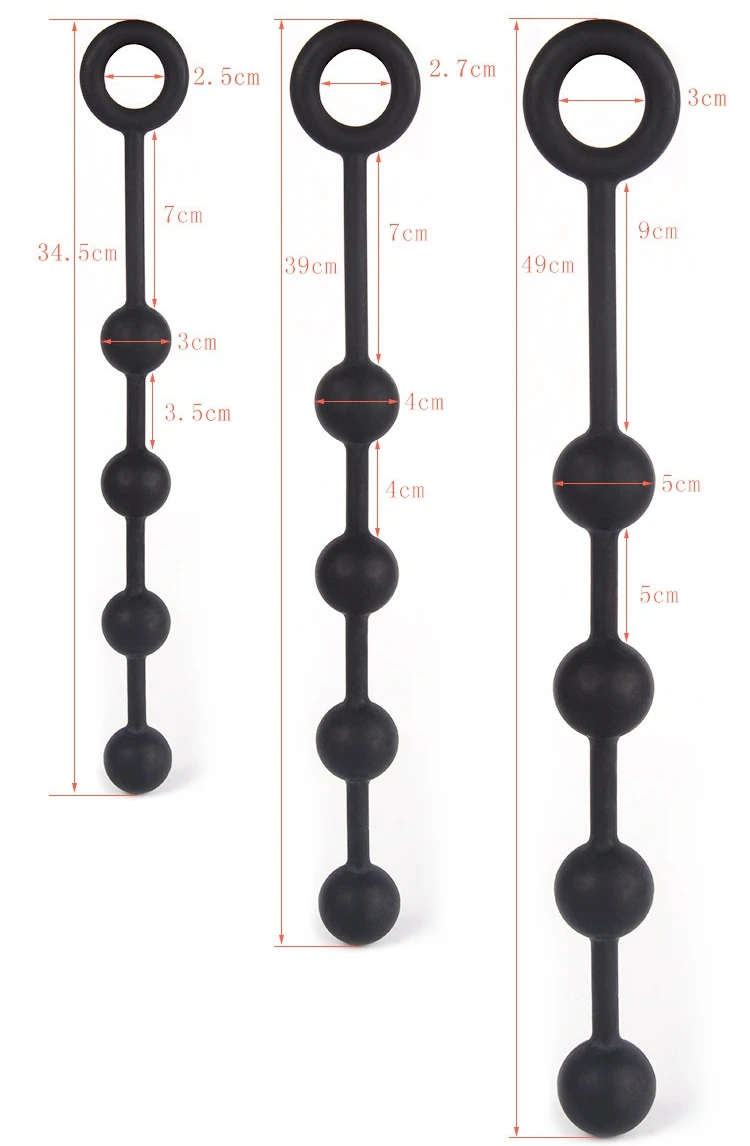 Вагинальная и Анальная пробка большие анальные шарики массажер простаты для