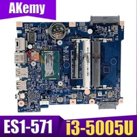 akemy laptop motherboard for acer aspire es1 571 i3 5005u mainboard 15300 1 sr27g ddr3 test ok