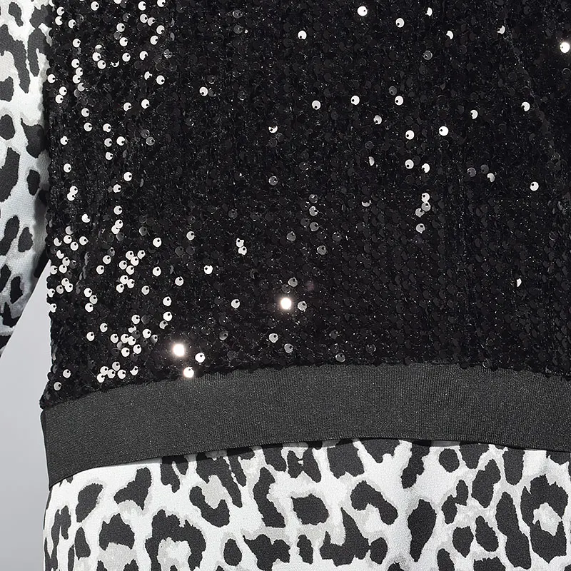 Женская рубашка с отложным воротником XITAO черная Свободная длинными рукавами