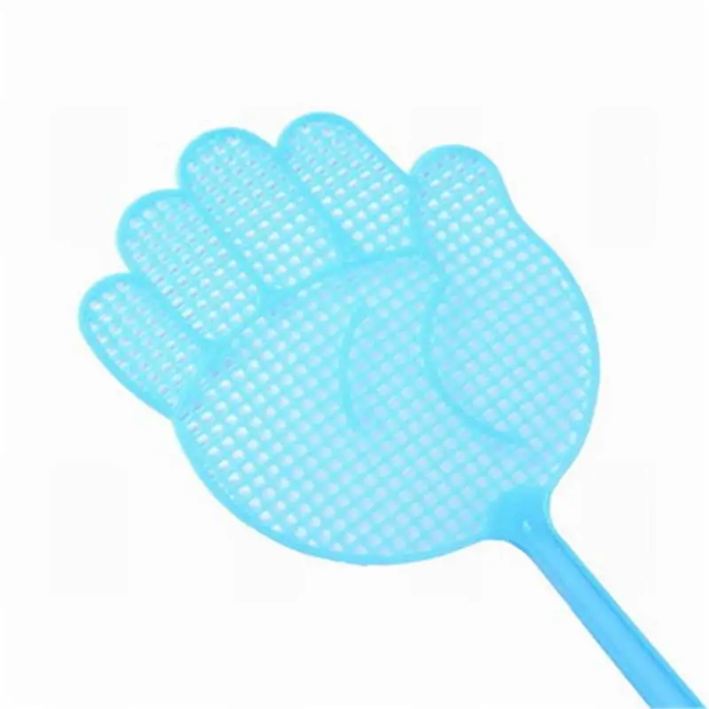 1 Pcs Fly Swatter Cute Palm Pattern Plastic Lightweight Household Flapper Mosquito Bug Pest Control Home Tool Random | Дом и сад