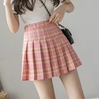 Модные милые летние женские юбки 2021, Милая плиссированная юбка с высокой талией для девушек, мини-юбки в Корейском стиле для женщин