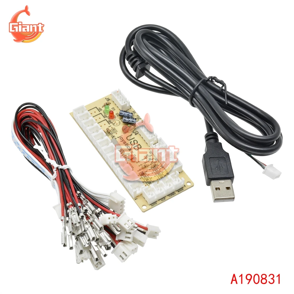 USB аркадный джойстик печатная плата Нулевая задержка энкодер ПК для джойстика