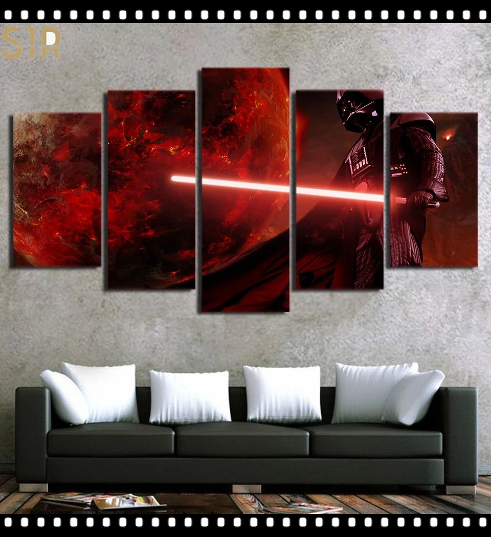 

Star War Decorations for The Five - Part Movie Poster Living Room Decoration Room Decor Anime Decor Wall Paintings Home Decor