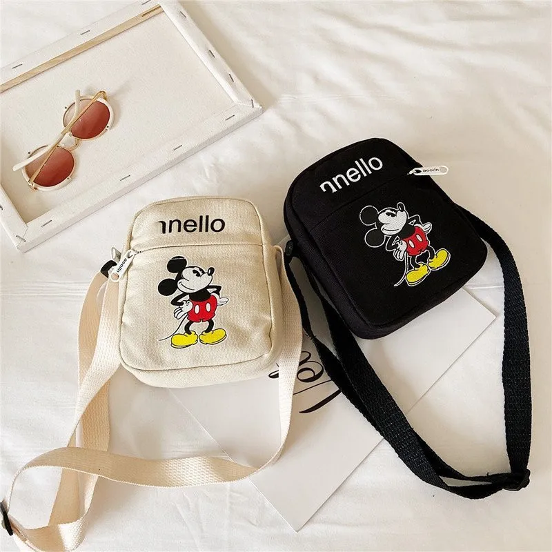 Повседневная холщовая женская сумка через плечо для мальчиков и девочек с