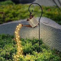 art watering can lamp solar garden lights operated for outdoor waterfall lights decoration indoor tree fairy light garden decor