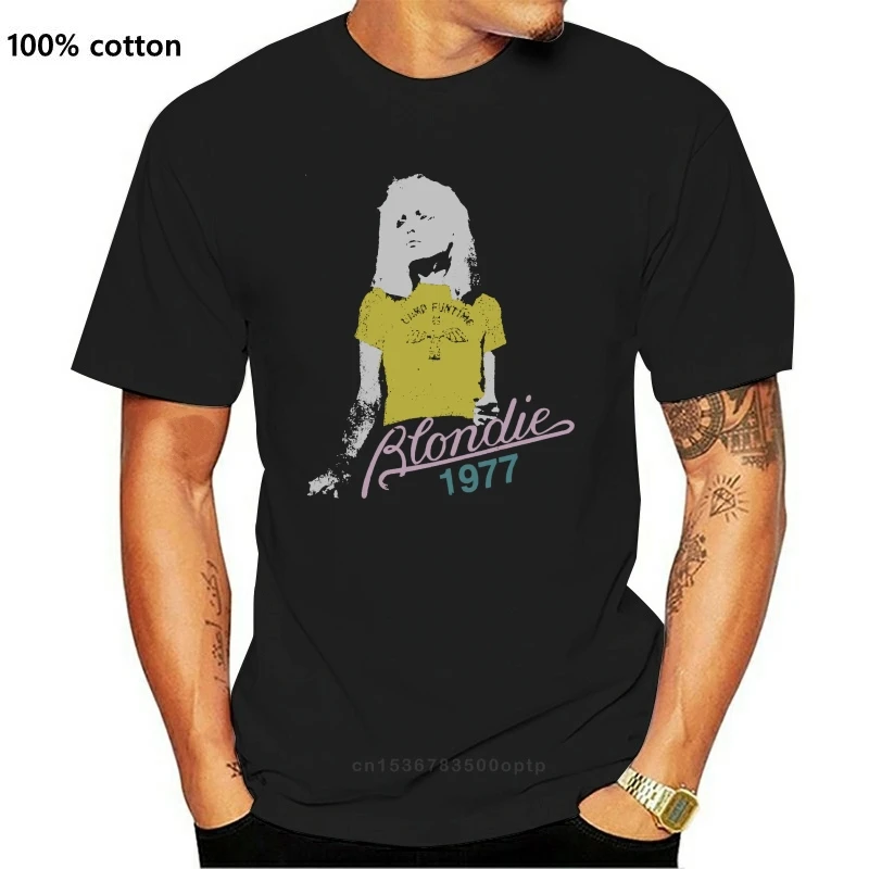 

Blondie Men Blondie 1977 Slim Fit T-shirt Black