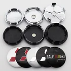 4 шт. 3D 56 мм 60 мм 65 мм 68 мм логотип автомобиля эмблема колпачок центральной ступицы колеса Автомобильный обод ремонт пылезащитный значок крышки стикер аксессуары SanL